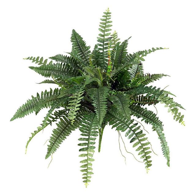 Nearly Natural 6032-S2 40” Boston Fern (Set of 2), Green, 2 Piece