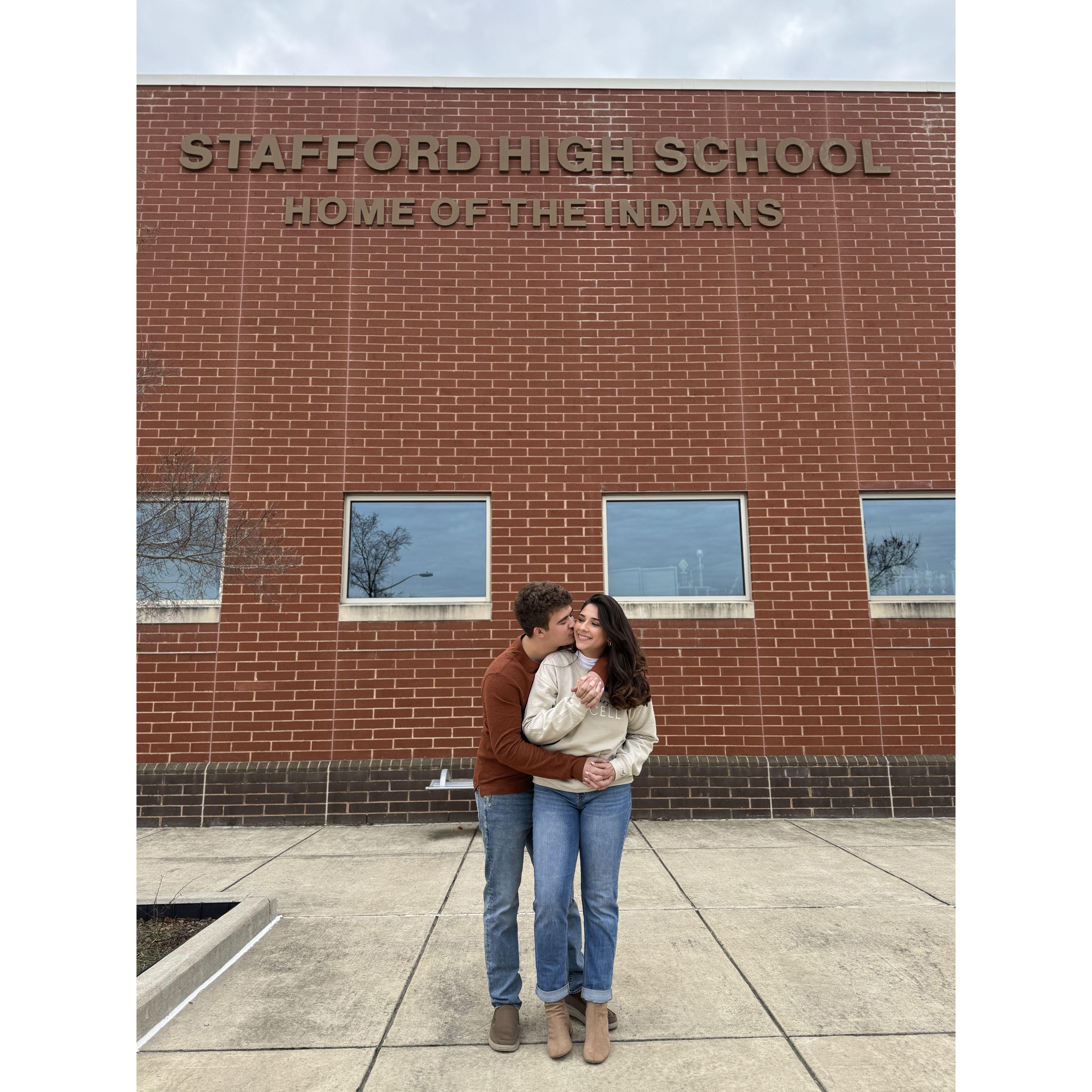 high school sweet hearts 🥰