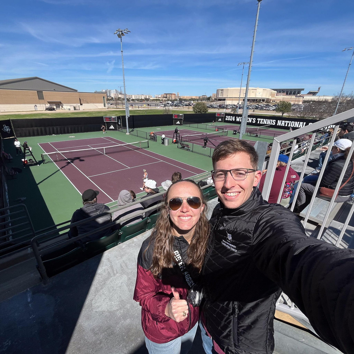 Zoe and Jackson went to 3 Aggie sports in one weekend in February- Baseball, Women's Tennis (National Champions now!), and Women's Basketball