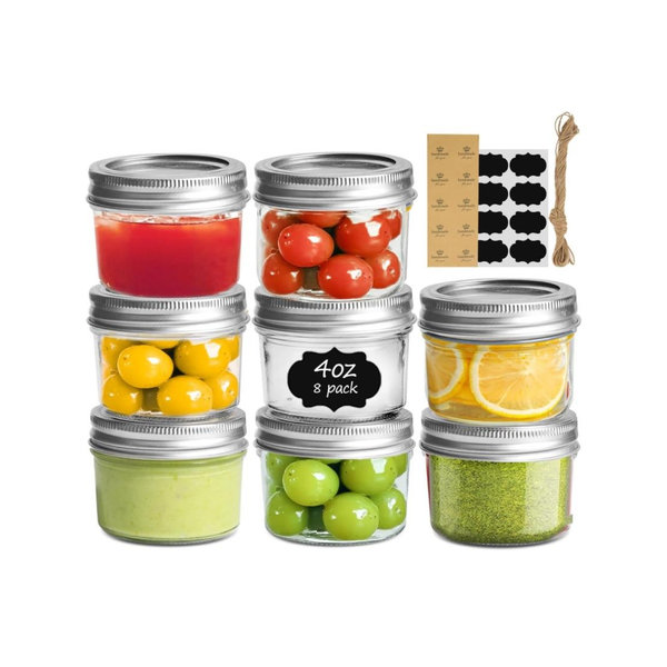 Mason Jars 4oz with Lids