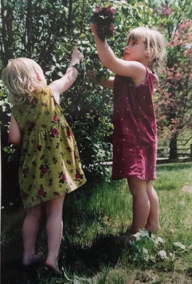 Rebecca and her sister Hollie