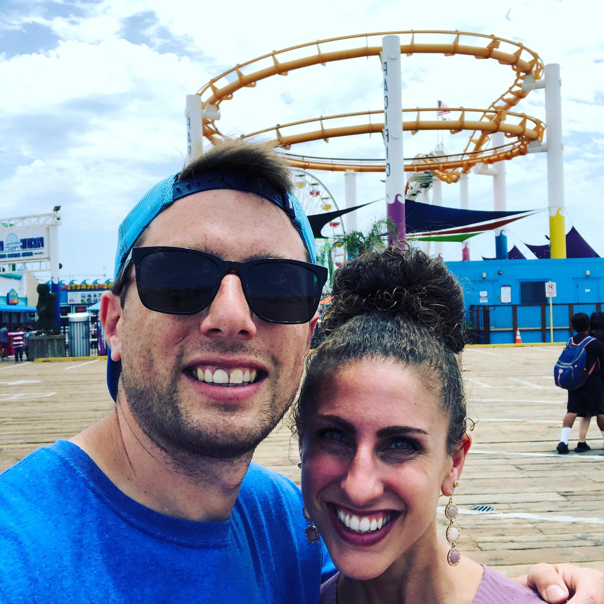 Santa Monica Pier, CA - spent a few days visiting Andy's cousins Josh and Patti & realized we need to be living HERE! ::one day::
