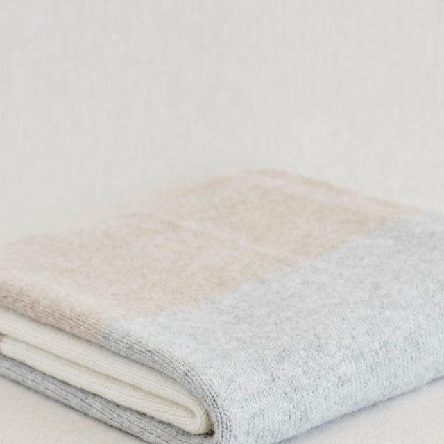 Jenni Kayne Alpaca Colorblock Throw