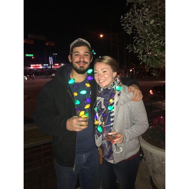 December 2017, we became an "official" couple at Lights in the Heights.