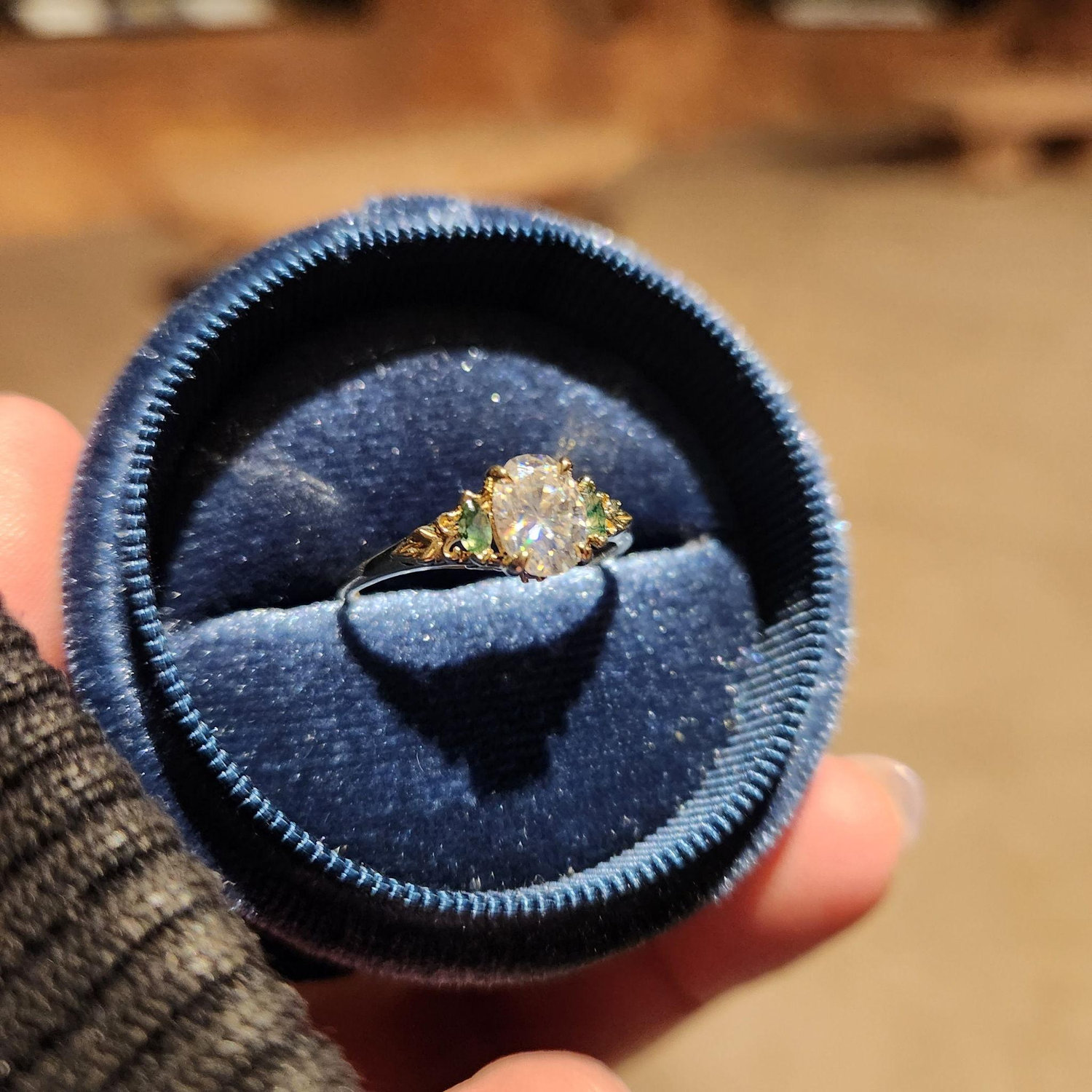 The engagement ring