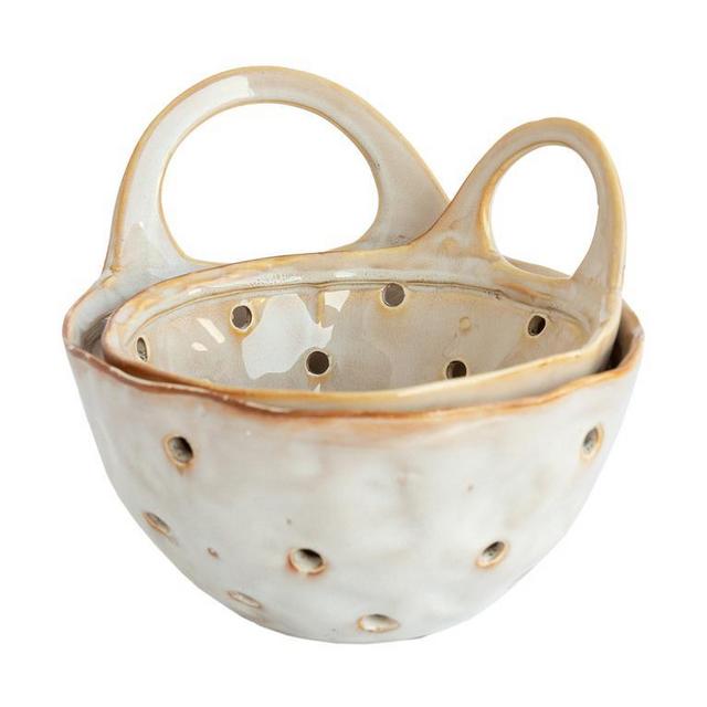 Reactive Glazed Colander (large)