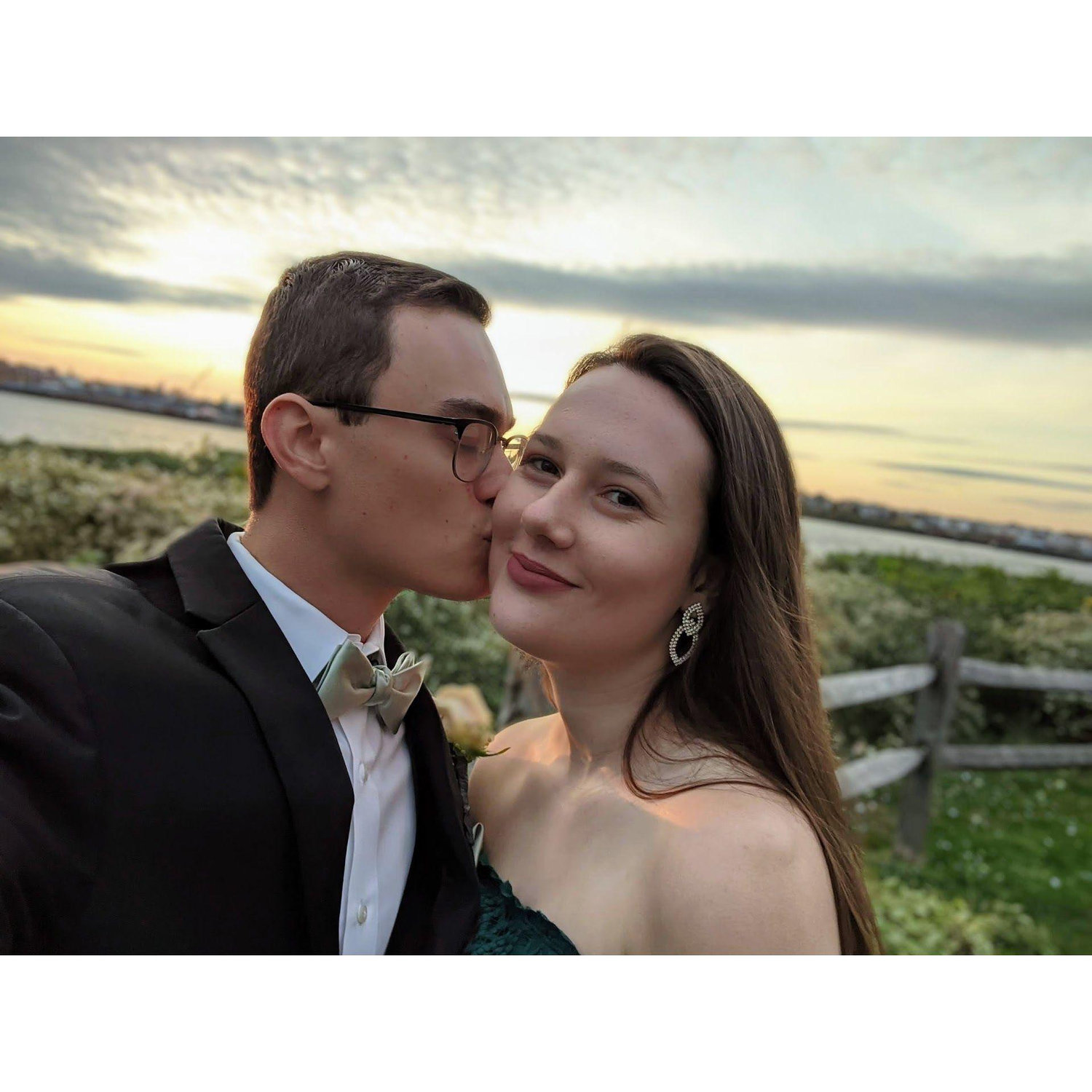Sunset kisses