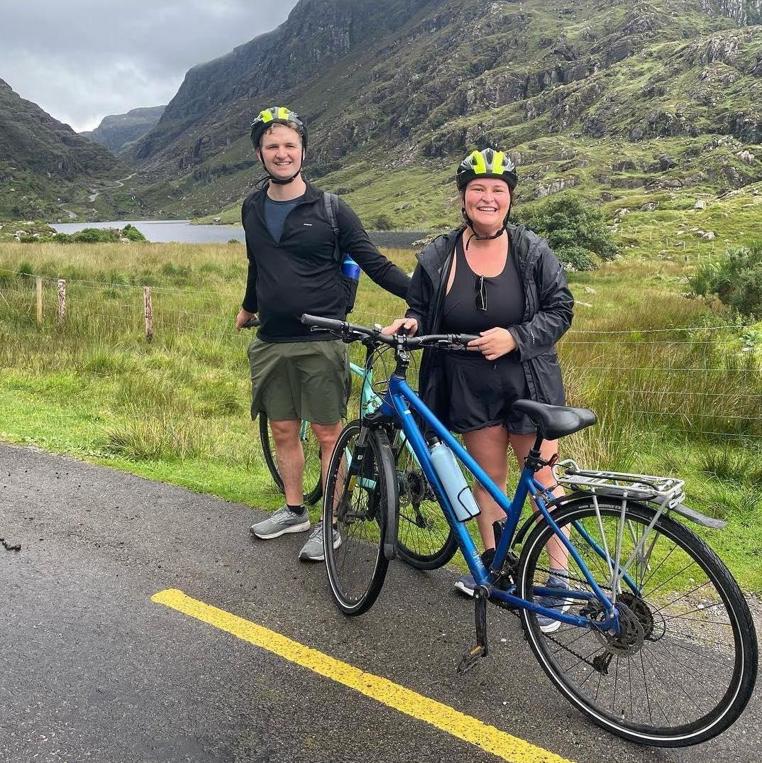 Biking the Gap of Dunloe in Killarney, Ireland