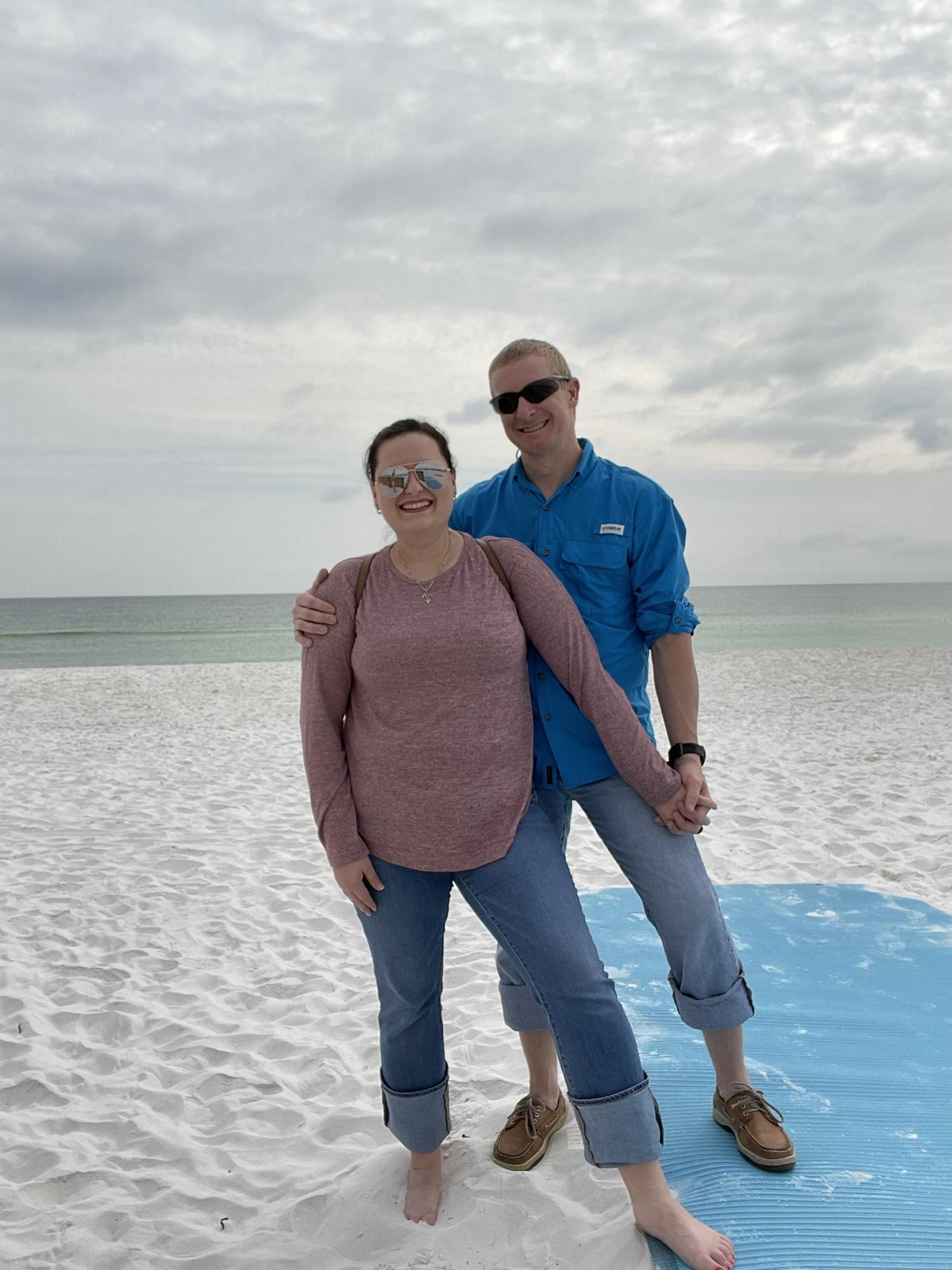 Our first beach trip together. Navarre Beach, FL November 2021