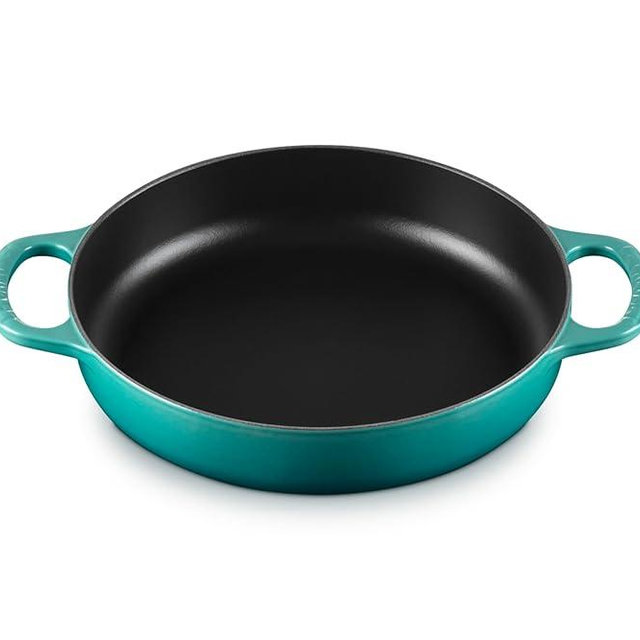 Le Creuset Enameled Cast Iron Signature Everyday Pan, 11", Riviera
