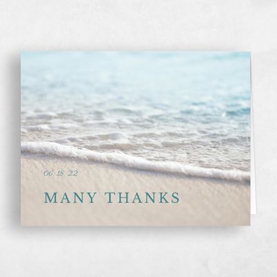 Blue Beach Wedding Thank You - Havasu Classic