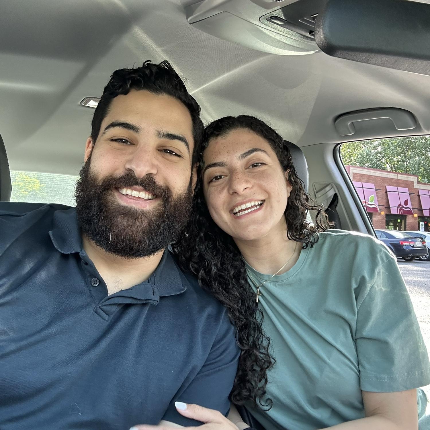 The first day we went ring shopping in May, 2023!