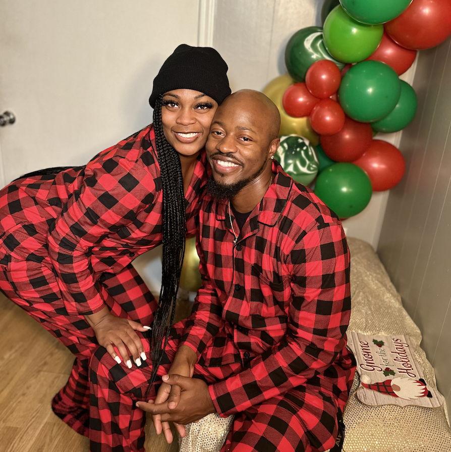Our first Christmas together.