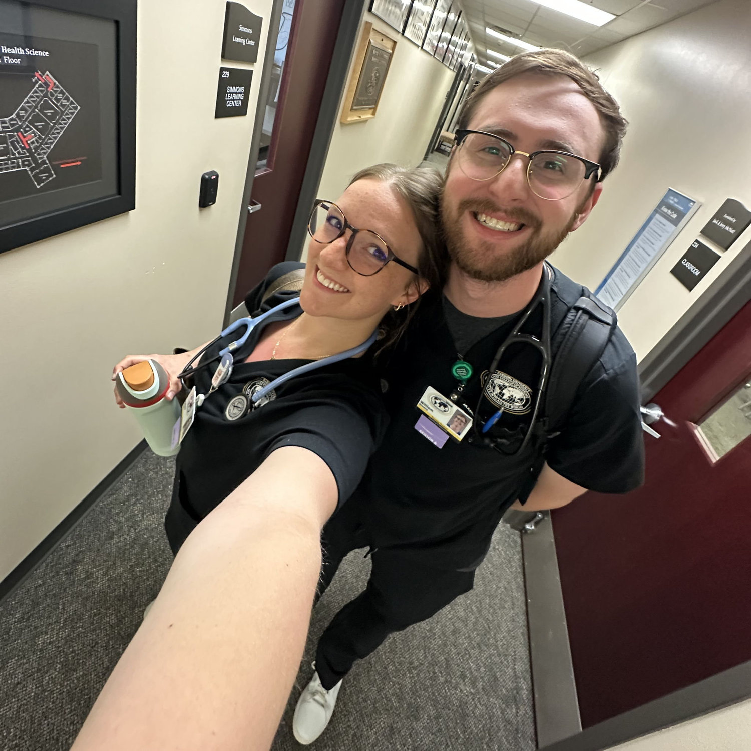 This was our last day in simulations. We spent probably 90% of our time in the nursing building!