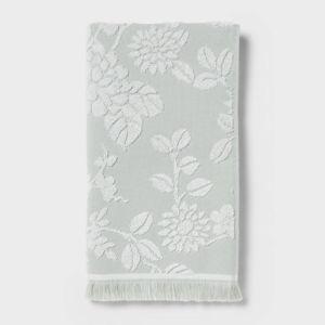 1 pc Floral Hand Towel Green