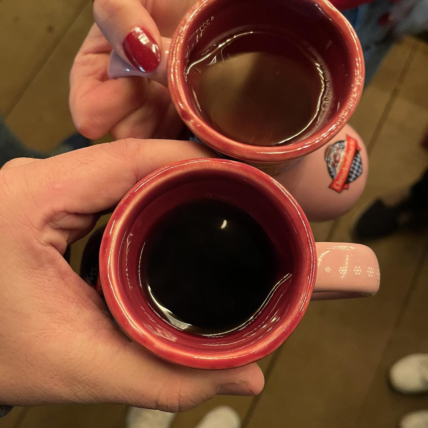 A few dates in, I posted this photo to my instagram story and my friends went CRAZY! That’s a man’s hand!