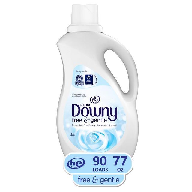 Downy Free & Gentle Ultra Liquid Fabric Conditioner and Fabric Softener -77 fl oz