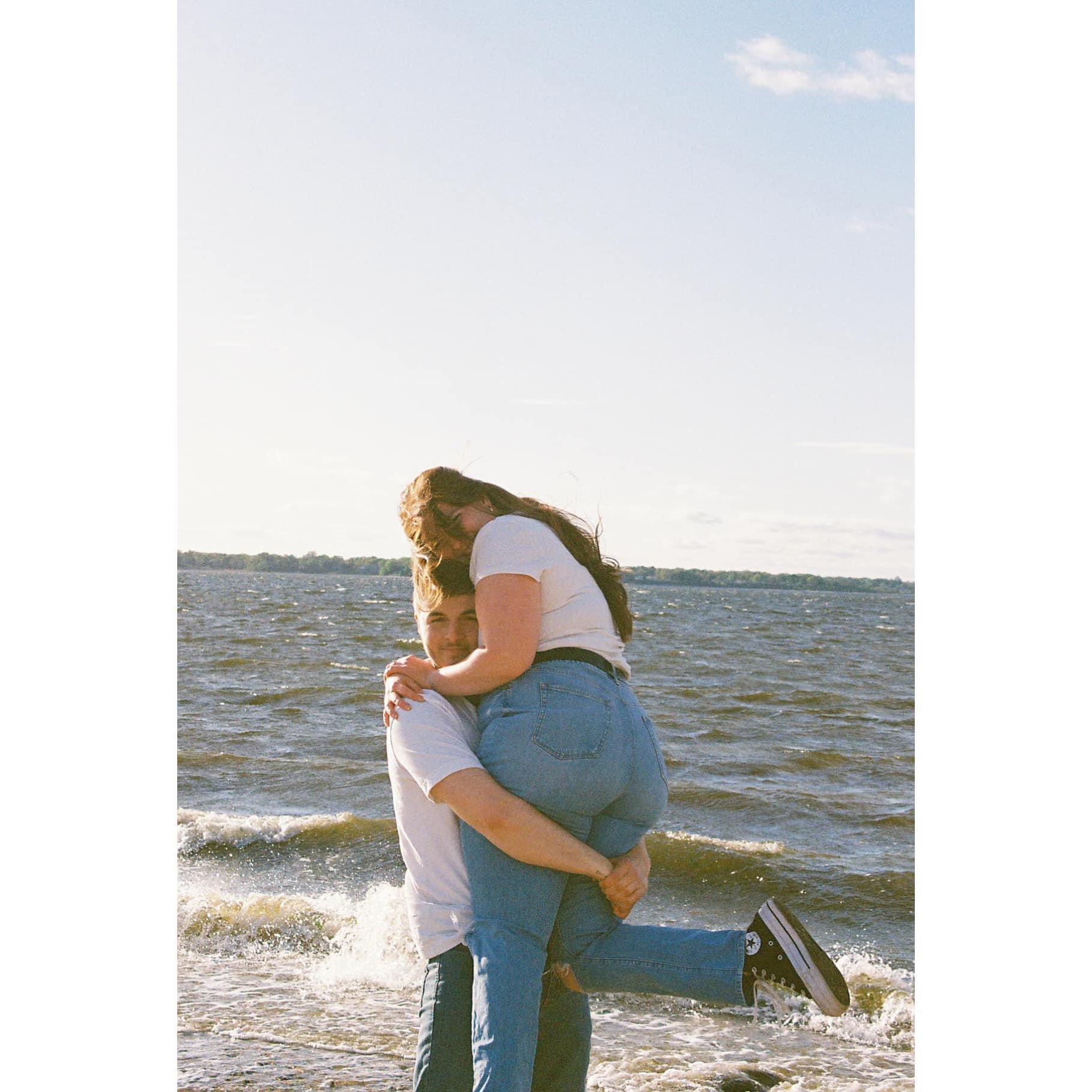 running around Conimicut