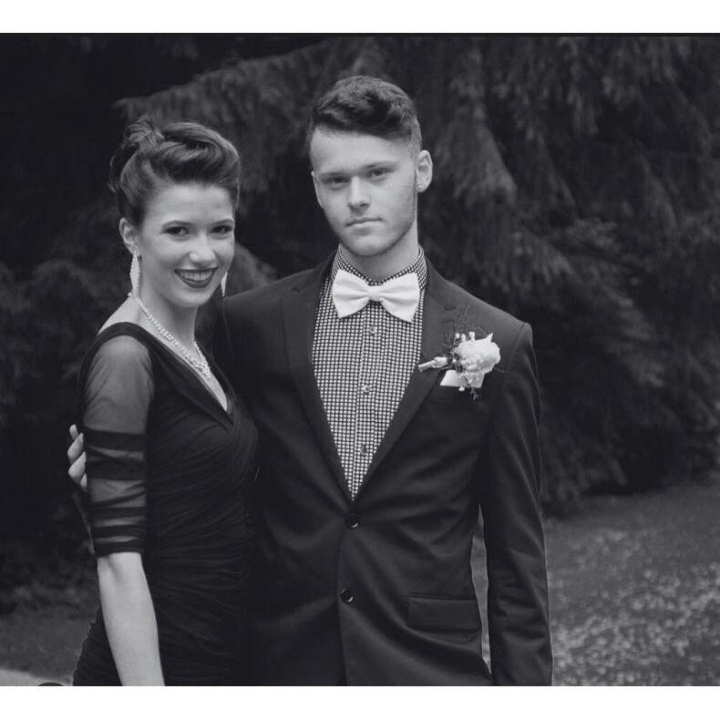 Our first date.