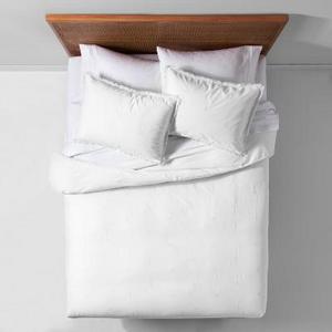 White Garment Washed Embroidered Duvet Cover Set (Full/Queen) - Opalhouse™