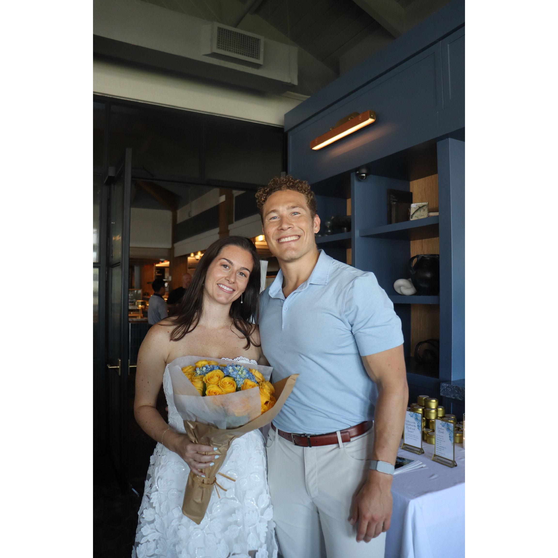 Celebrating Allison's bridal shower