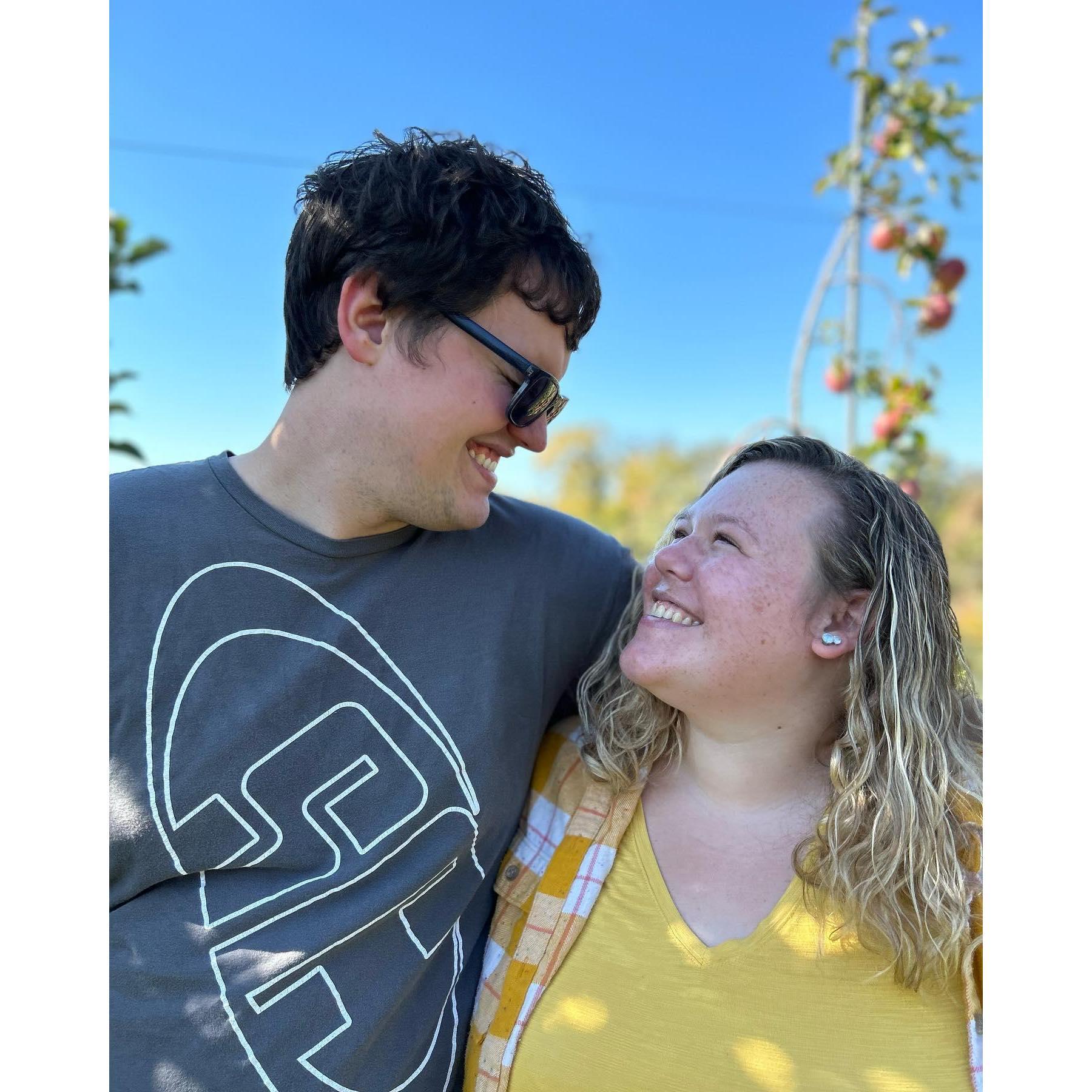 The apple of each other's eyes.