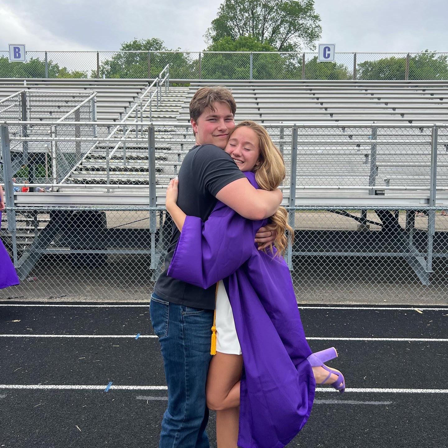 Jacob surprised me on my graduation day! 
2022