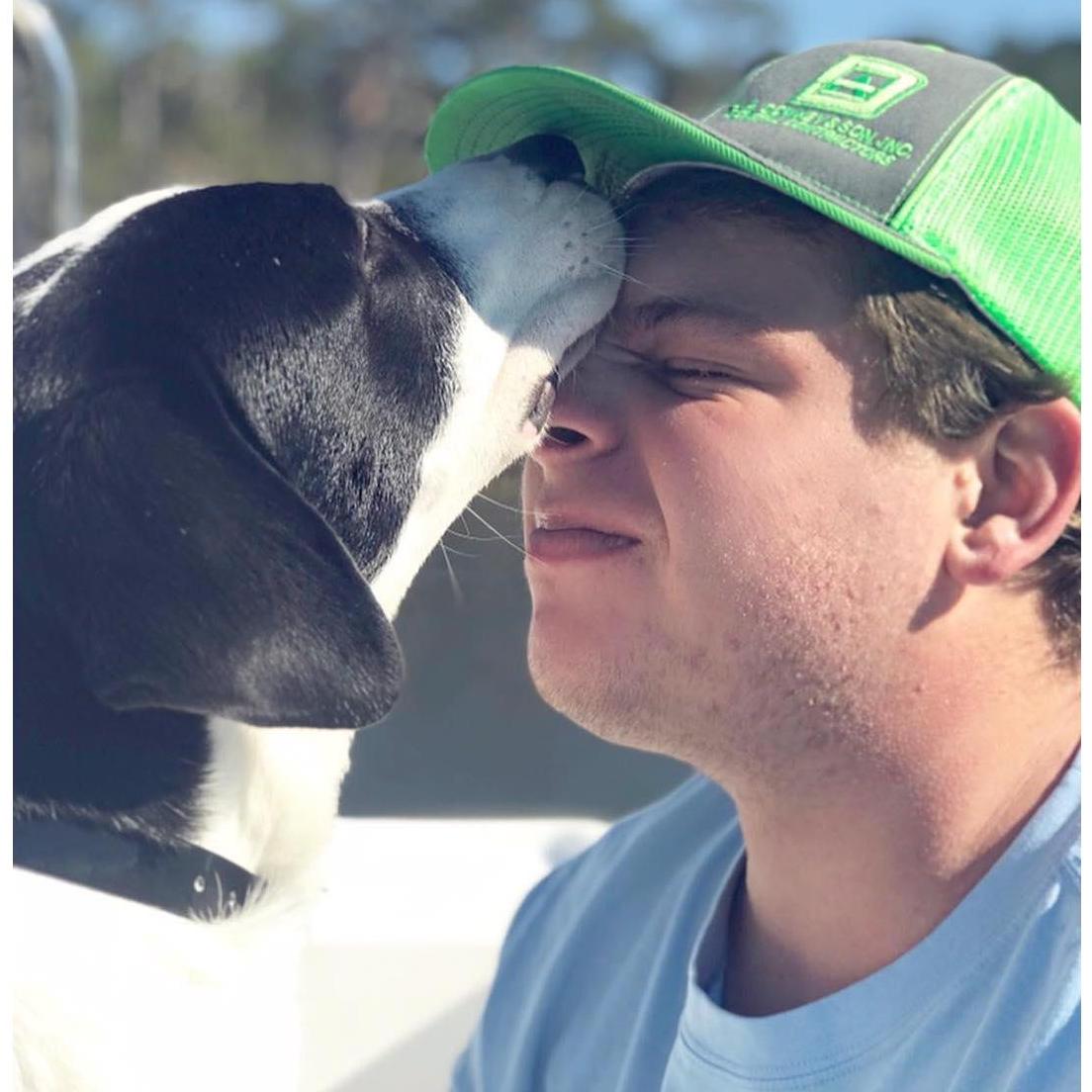 October 28th 2017 - We adopted our first dog together. Sweet Marlin.
