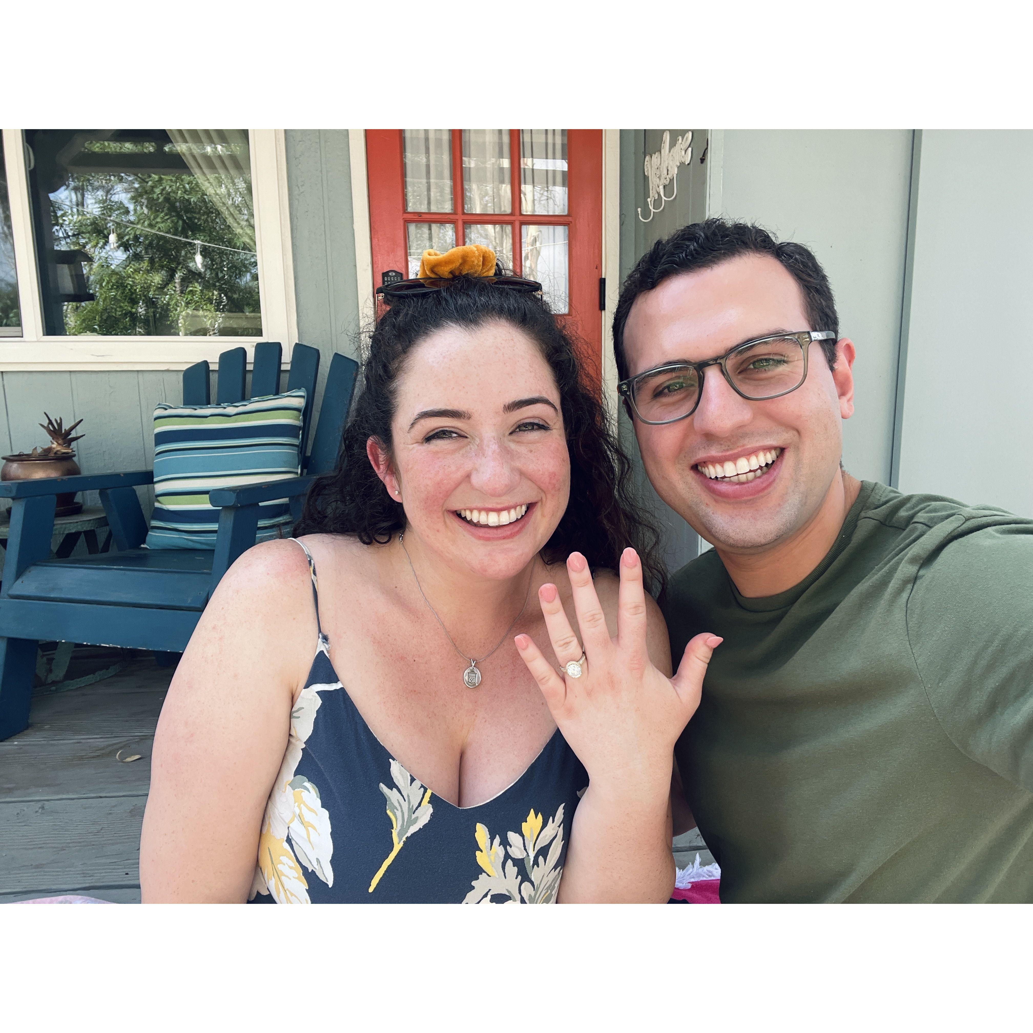 September 2023: Stephen asked, and Grace said yes!