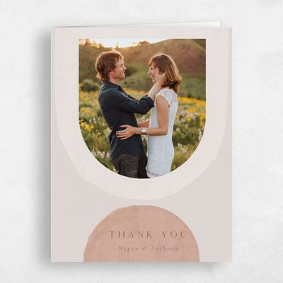 Pink Boho Wedding Thank You - Madrid Photo