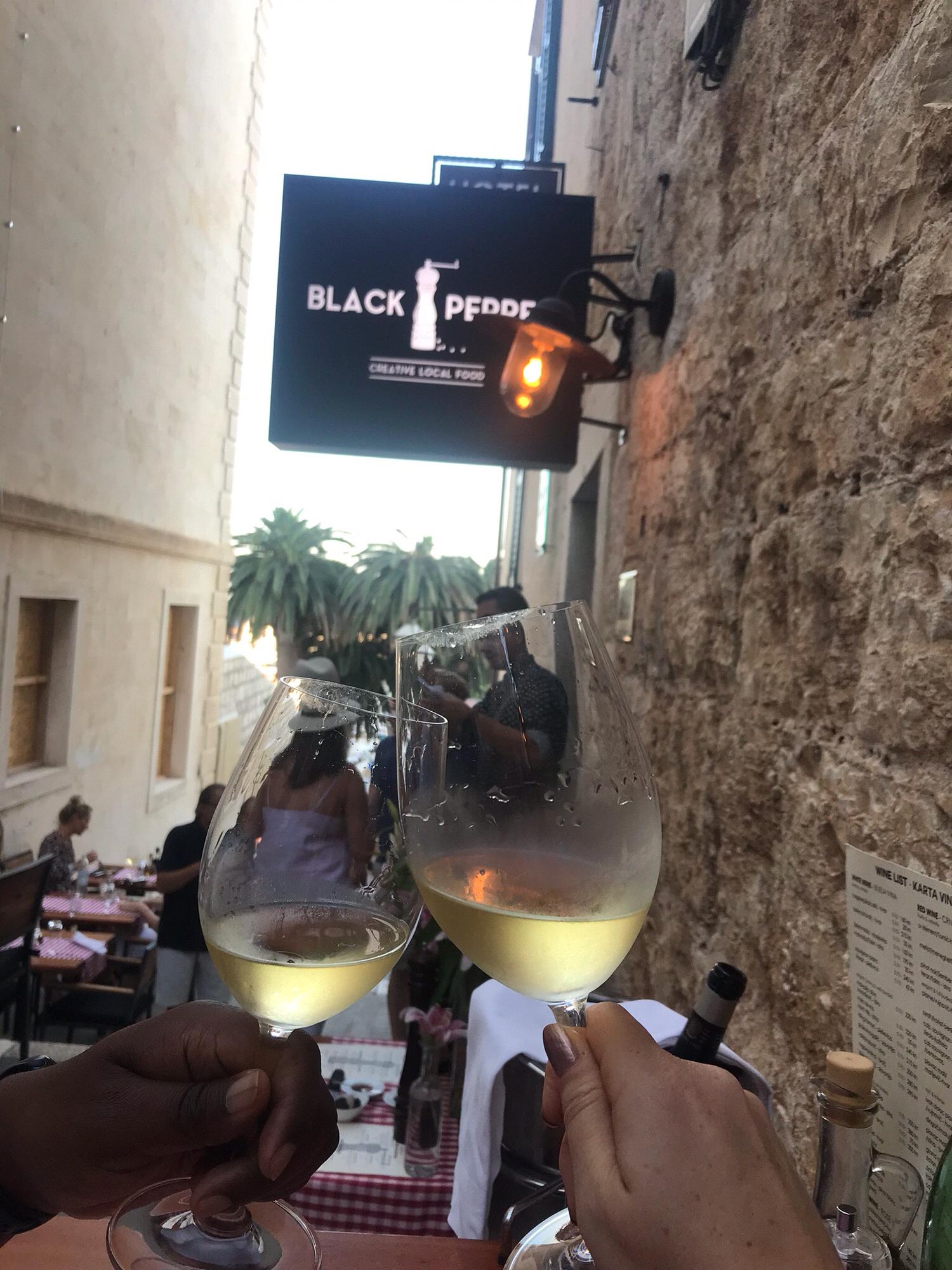 Black Pepper restaurant in Hvar