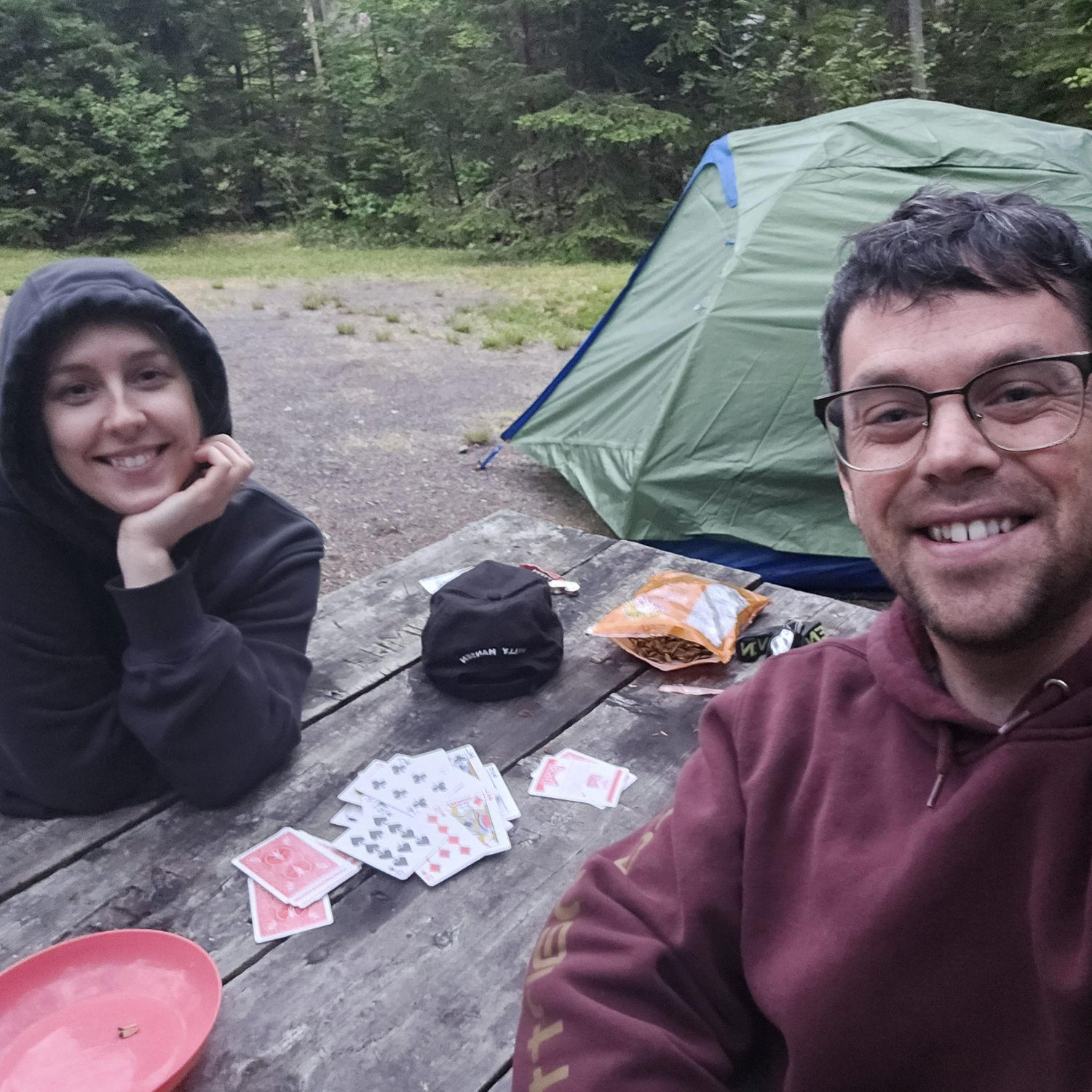 A lot of camping together