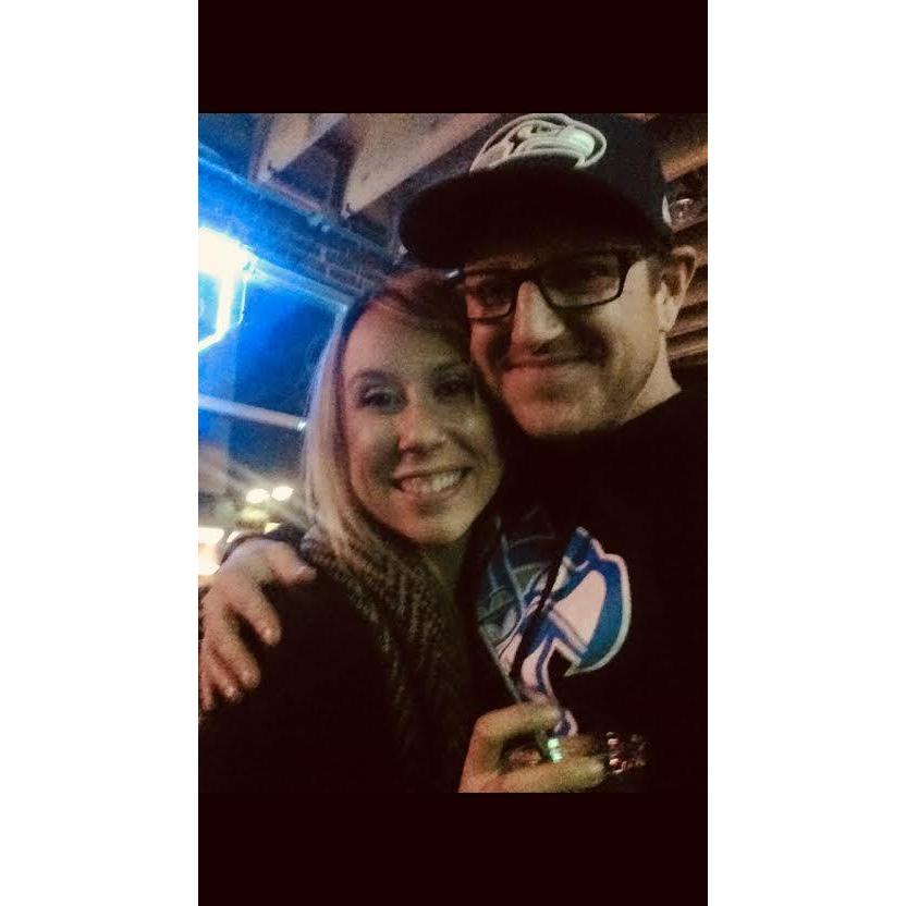 Our first picture together: January 19th, 2016