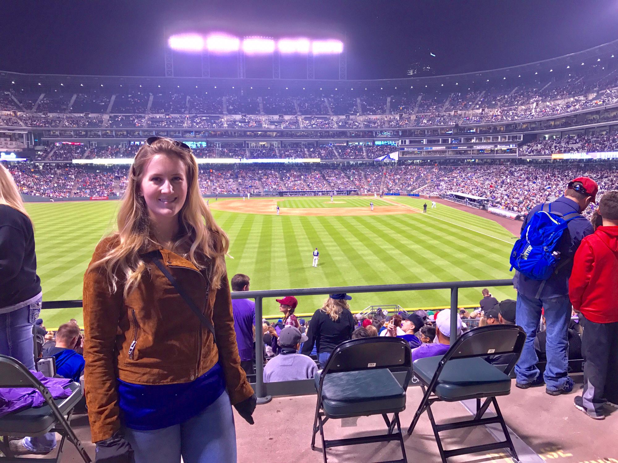 Colorado Rockies baseball game in 2017