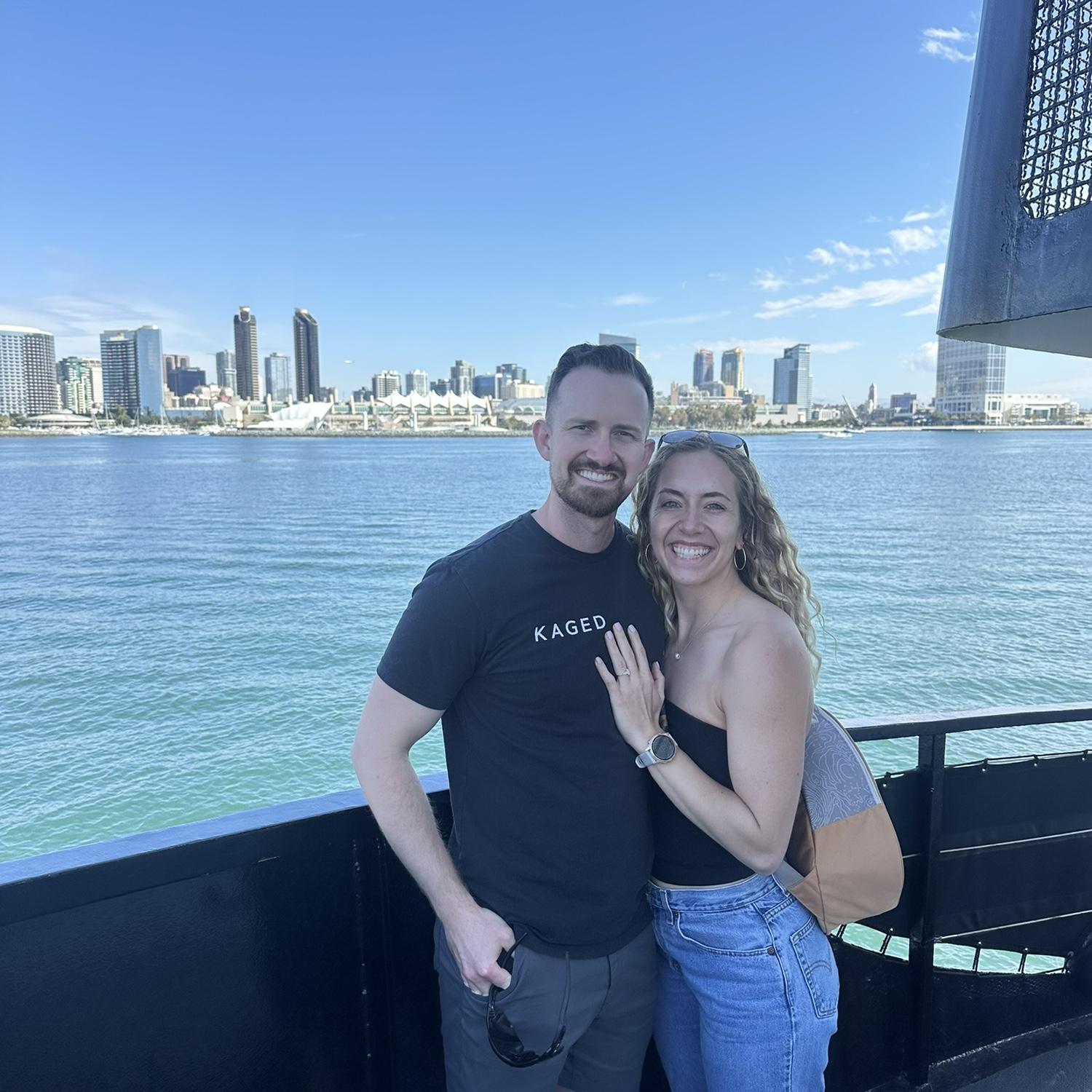 The day before returning home from our engagement trip