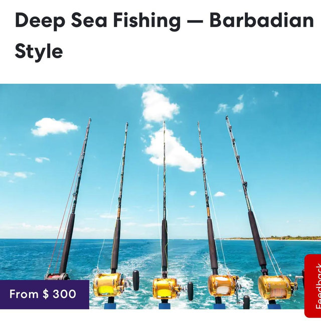 Deep sea fishing in Bridgetown, Barbados
