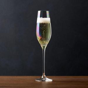 Lunette Iridescent Champagne Glass