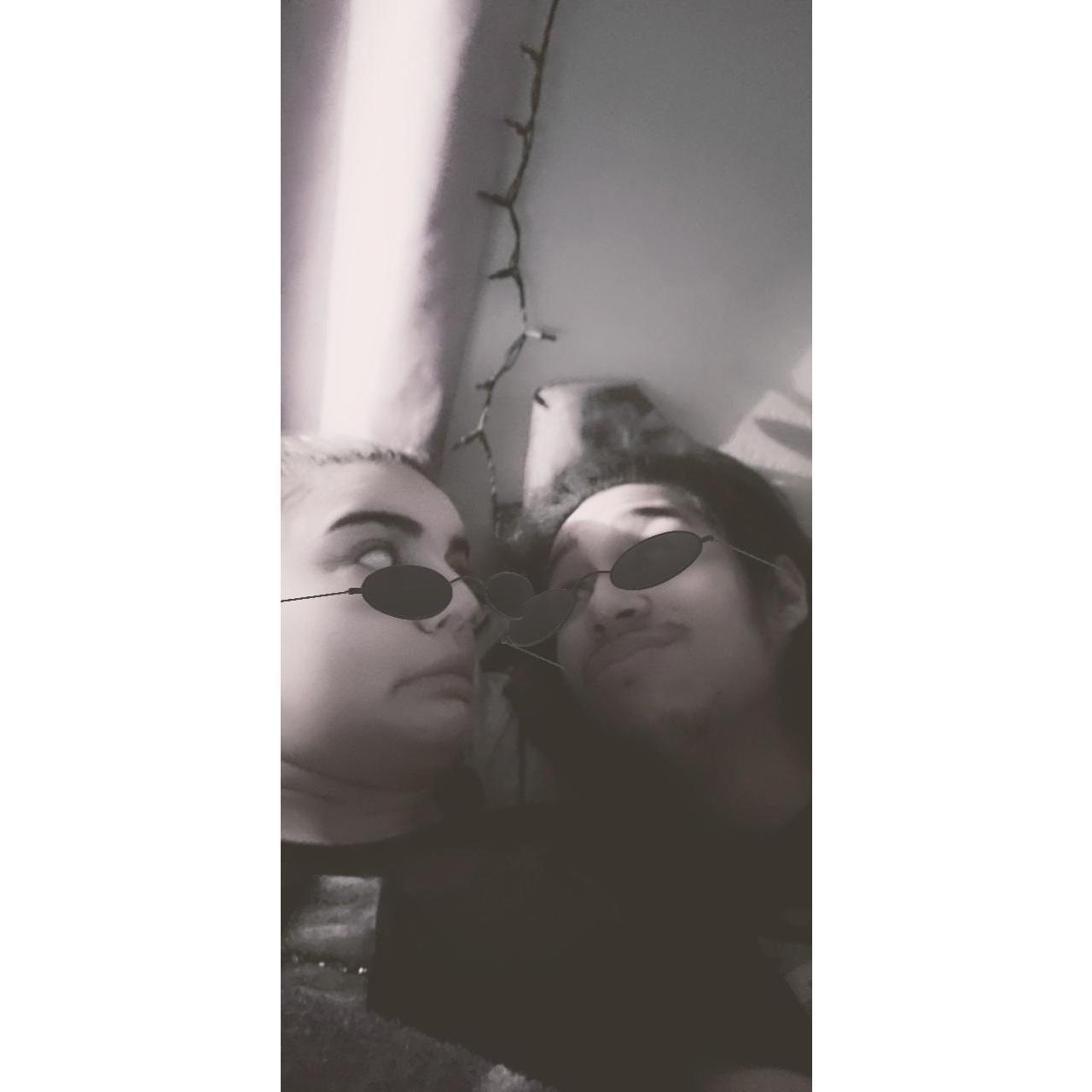 Since we dated through COVID, we had to find something fun to do! So we played with Snapchat filters...A LOT...