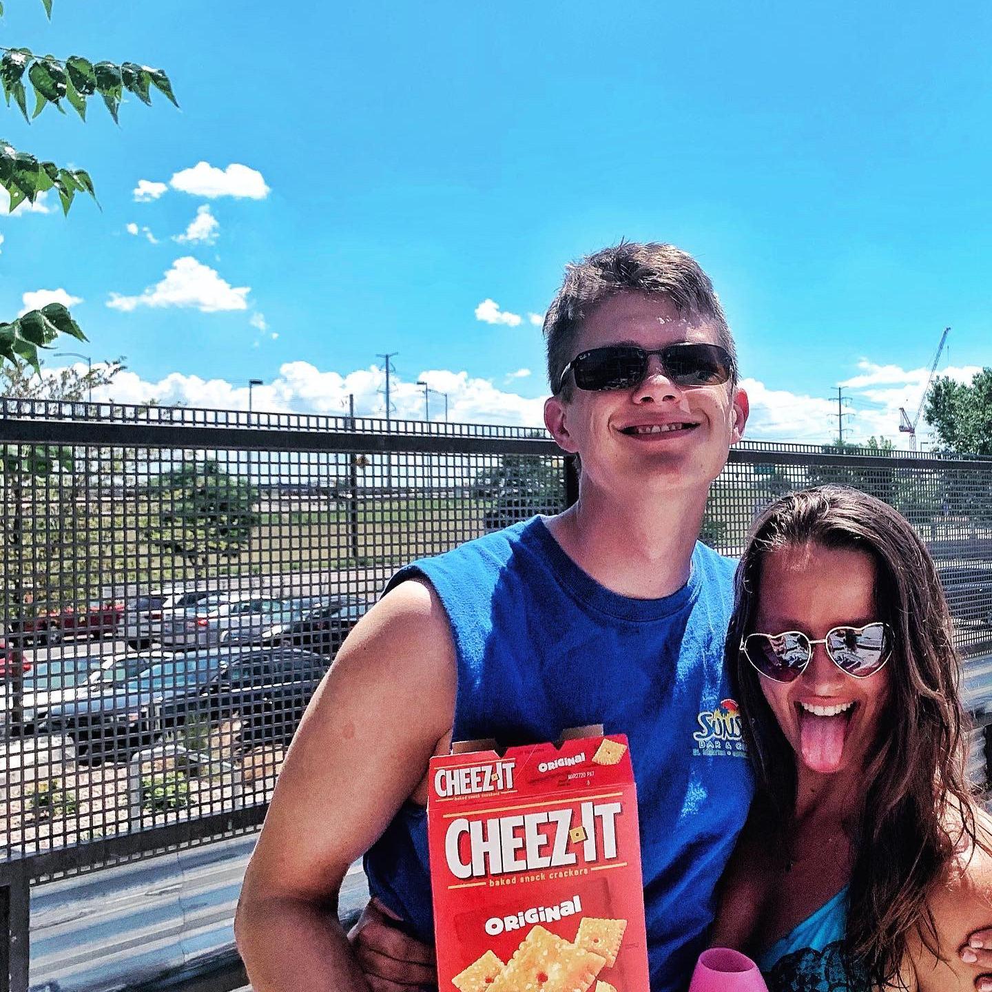 A pool day *not sponsored by Cheez-It*