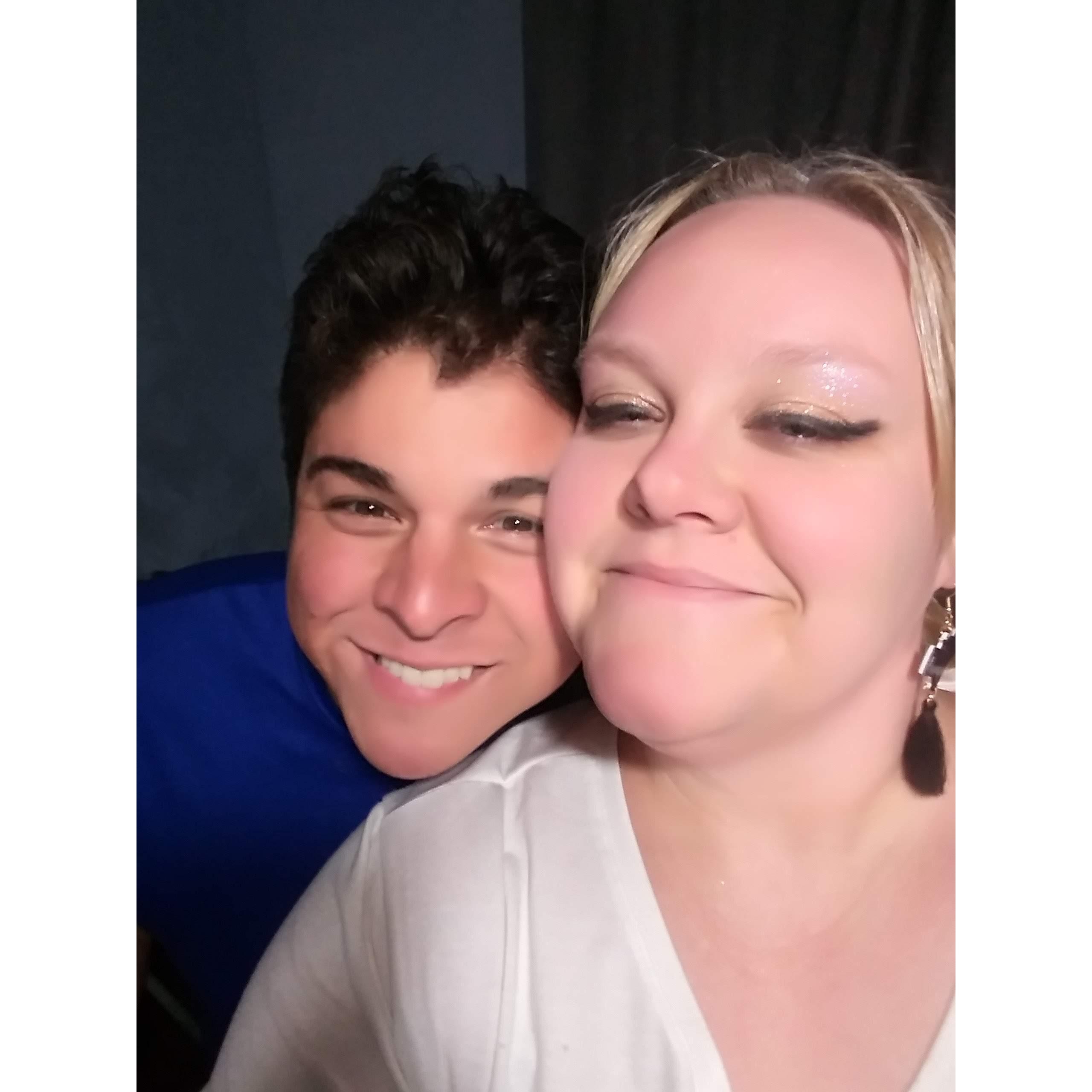 Jubal and Terri on Halloween.