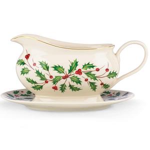 Holiday® Gravy Boat & Stand by Lenox