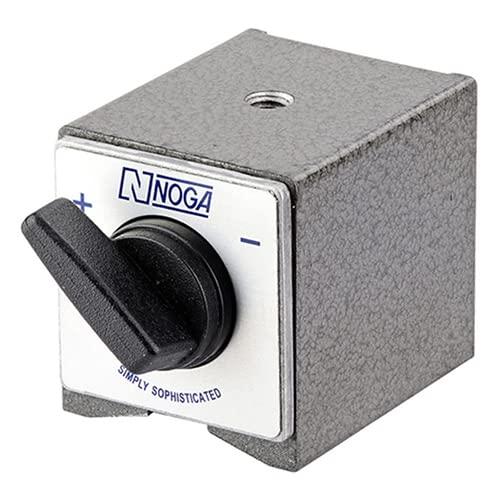 NOGA Magnetic Holder Bed - Model: DG0036 AUTO POWER: On/off switch HOLDING POWER: 176 lbs. With 8mm Thread Dimensions: 1-7/8" x 2-3/8" x 2"