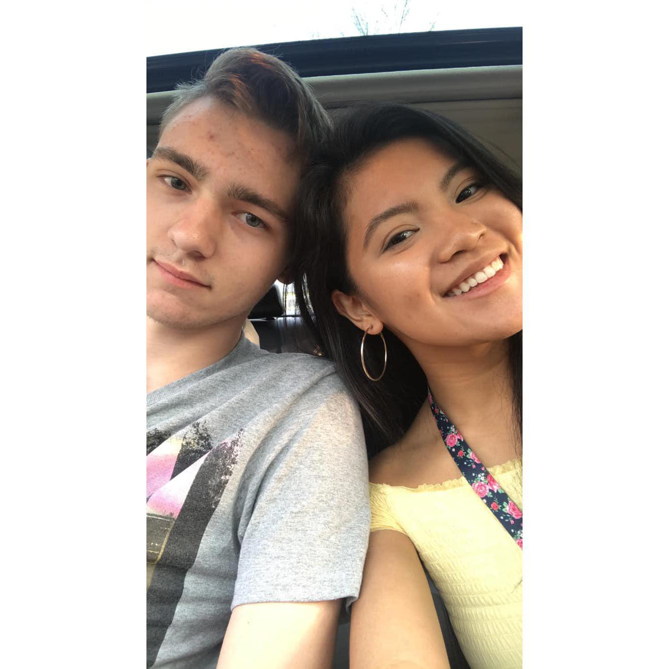 2018: Their first selfie!