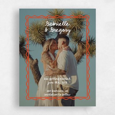 Tomato, Red Wedding Save the Date - Nyssa Photo