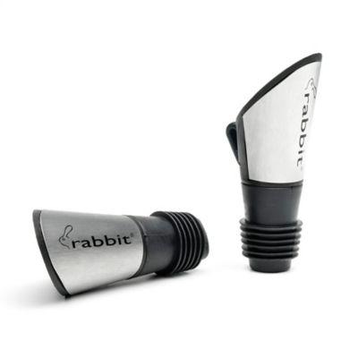rabbit® 2-Piece Wine Pourers and Stoppers Set