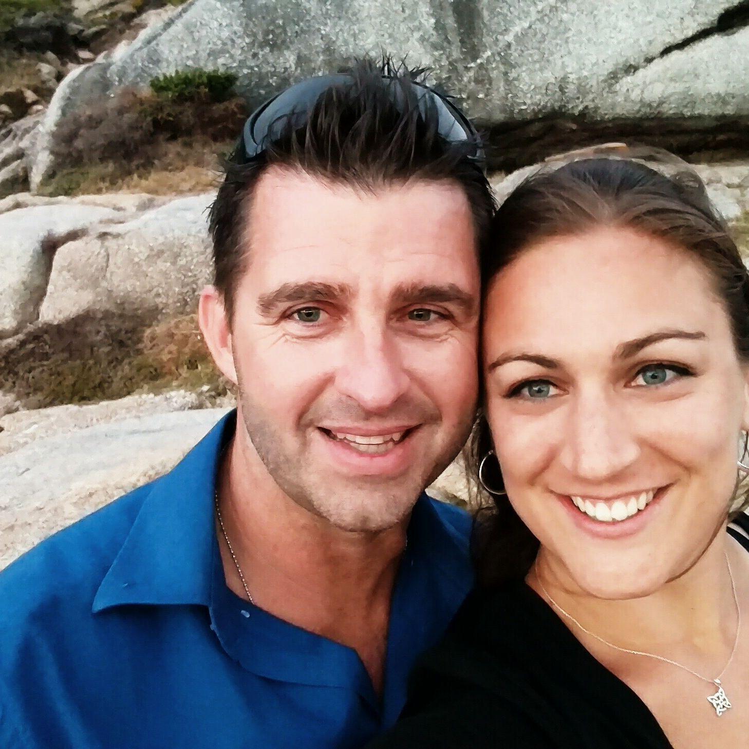 Our first official date watching the sunset at Noordhoek Beach