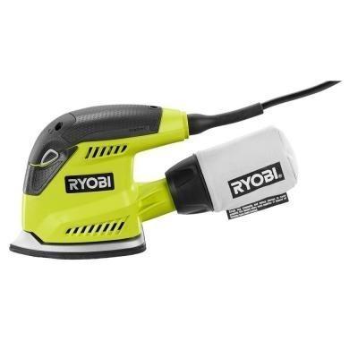 Ryobi ZRCFS1503GK 1.2 Amp Corner Cat Finish Sander (Green) by Ryobi (Certified Refurbished)