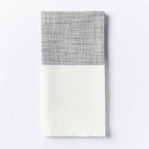 Center Stripe Woven Napkin, Set of 4, Slate