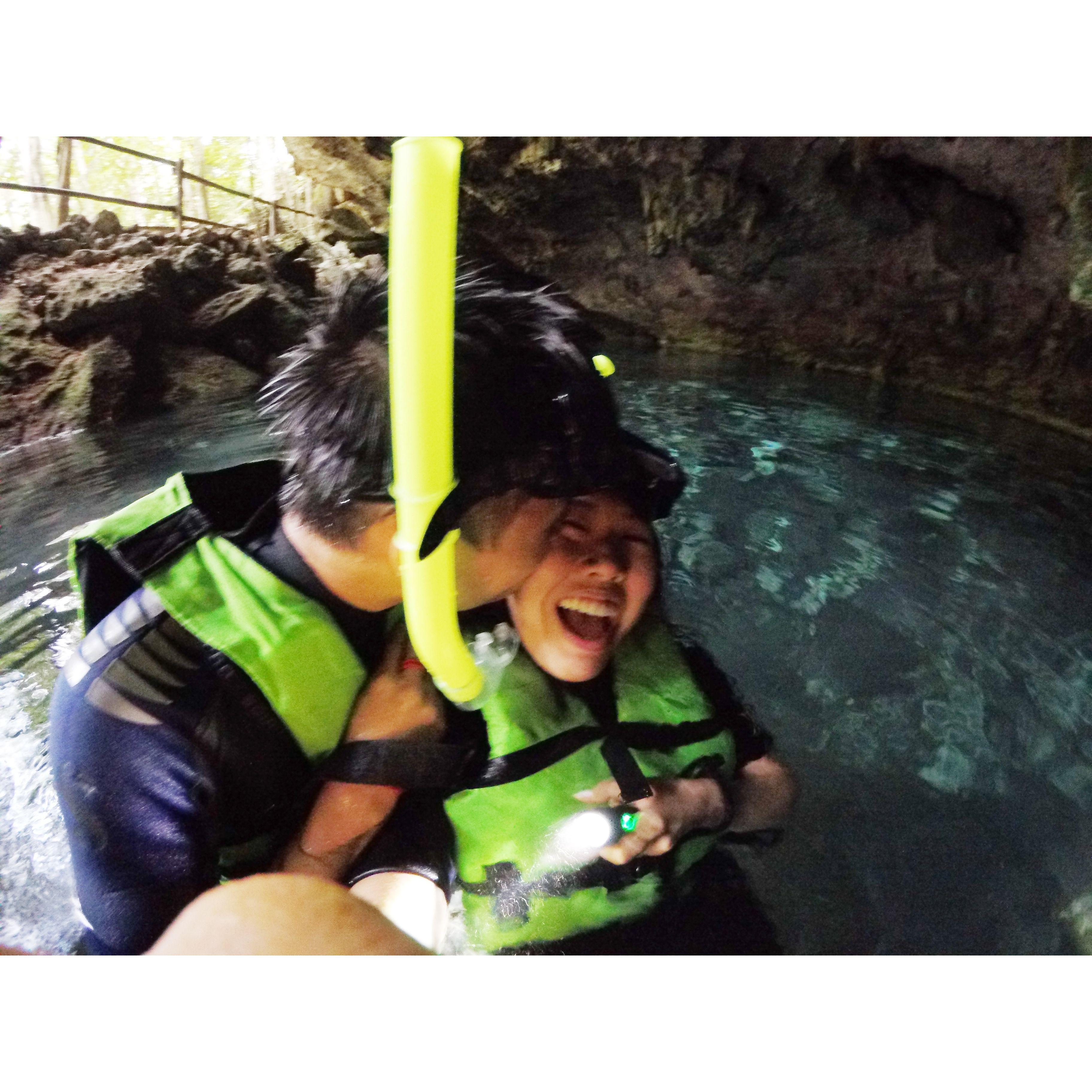 Tulum 2018- Went snorkeling in the cenotes!