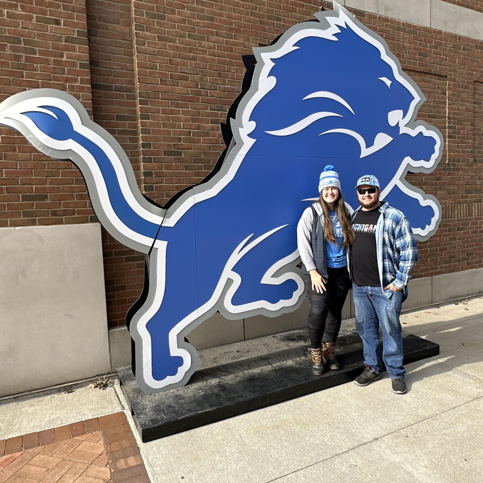October 30, 2022. Our first Lions Game together.